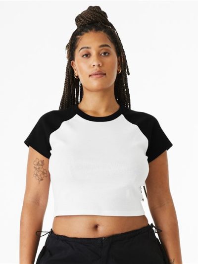 Women's Micro Rib Raglan Baby Tee