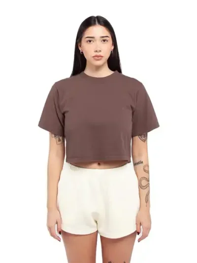 Women's Garment-Dye Crop T-Shirt