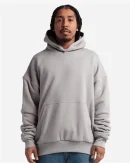 Men's Garment-Dyed Double Layer Reversible Hooded Sweatshirt