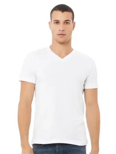 Unisex Jersey V-Neck Tee