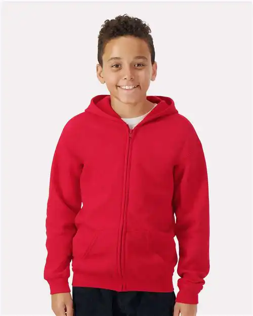 Youth Heavy Blend™ Full-Zip Hooded Sweatshirt
