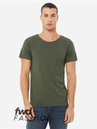 Unisex FWD Fashion Triblend Raw Neck Tee