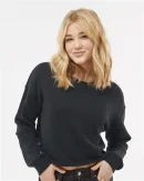 Women's Lightweight Crop Crewneck Sweatshirt