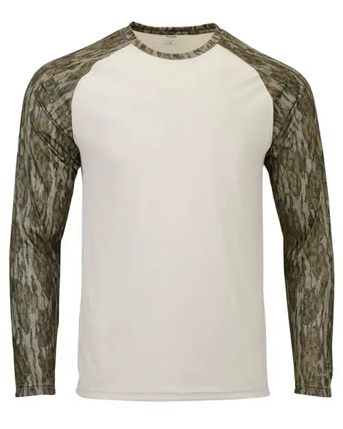 Paragon Men's Jackson Mossy Oak Colorblocked Long Sleeve T-Shirt