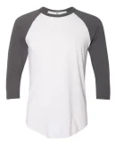American Apparel Unisex 50/50 Raglan Three-Quarter Sleeve Tee