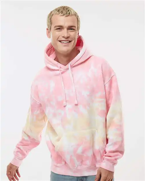 Colortone Unisex Tie-Dyed Hooded Sweatshirt