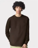 American Apparel Unisex Super Heavyweight Long Sleeve Pocket Tee