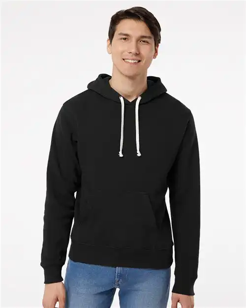 J. America Men's Triblend Fleece Hooded Sweatshirt