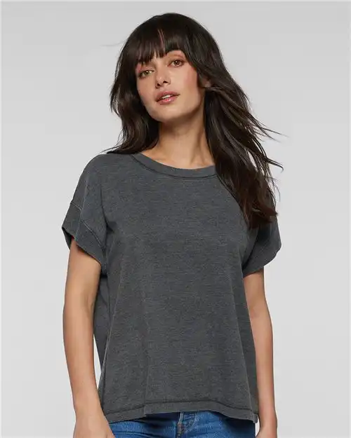LAT Women's Relaxed Vintage Wash Tee