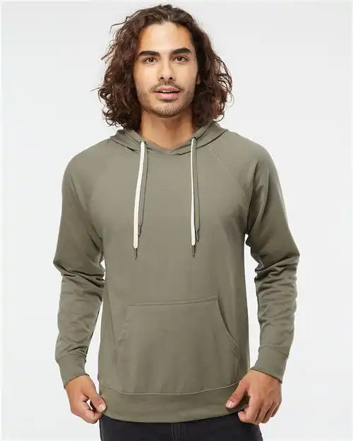 Independent Trading Co. Unisex Icon Lightweight Loopback Terry Hooded Sweatshirt