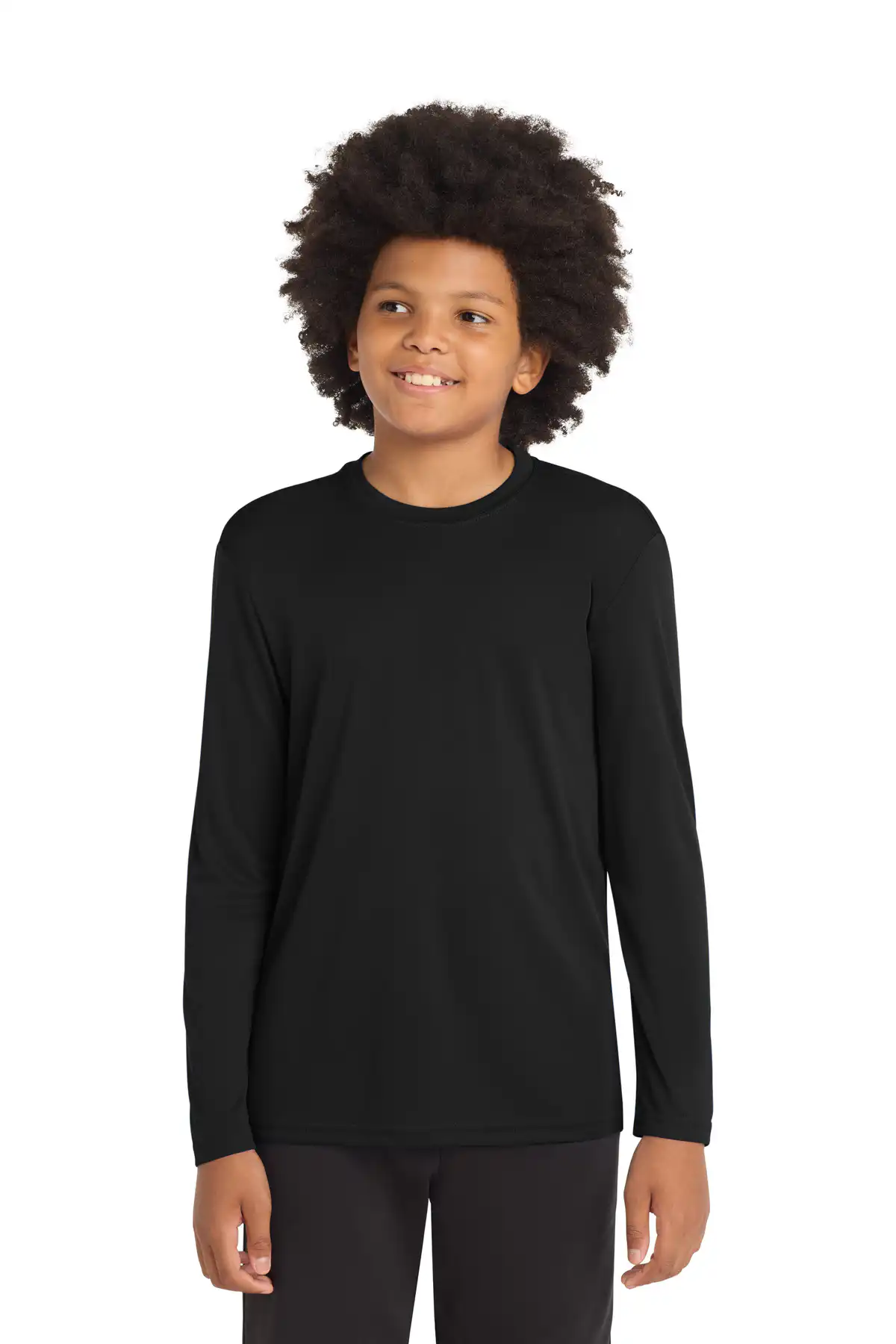 Sport-Tek ®  Youth Long Sleeve PosiCharge ®  Competitor™ Tee.