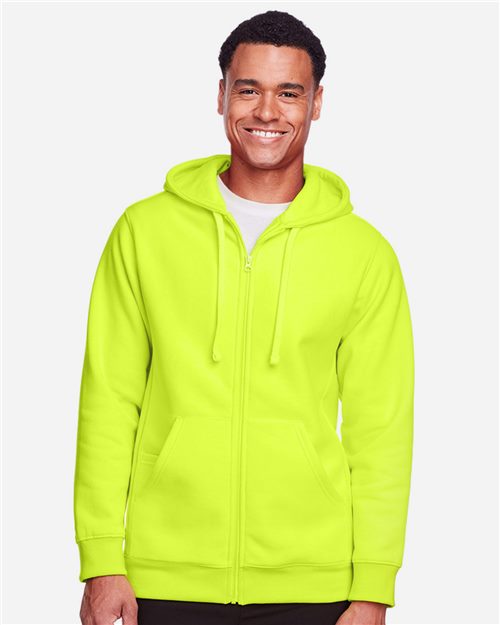 Team 365 Unisex Zone HydroSport™ Heavyweight Full-Zip Hooded Sweatshirt