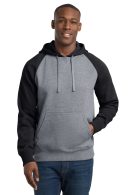 Sport-Tek ®  Raglan Colorblock Pullover Hooded Sweatshirt.