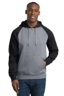 Sport-Tek ®  Raglan Colorblock Pullover Hooded Sweatshirt.