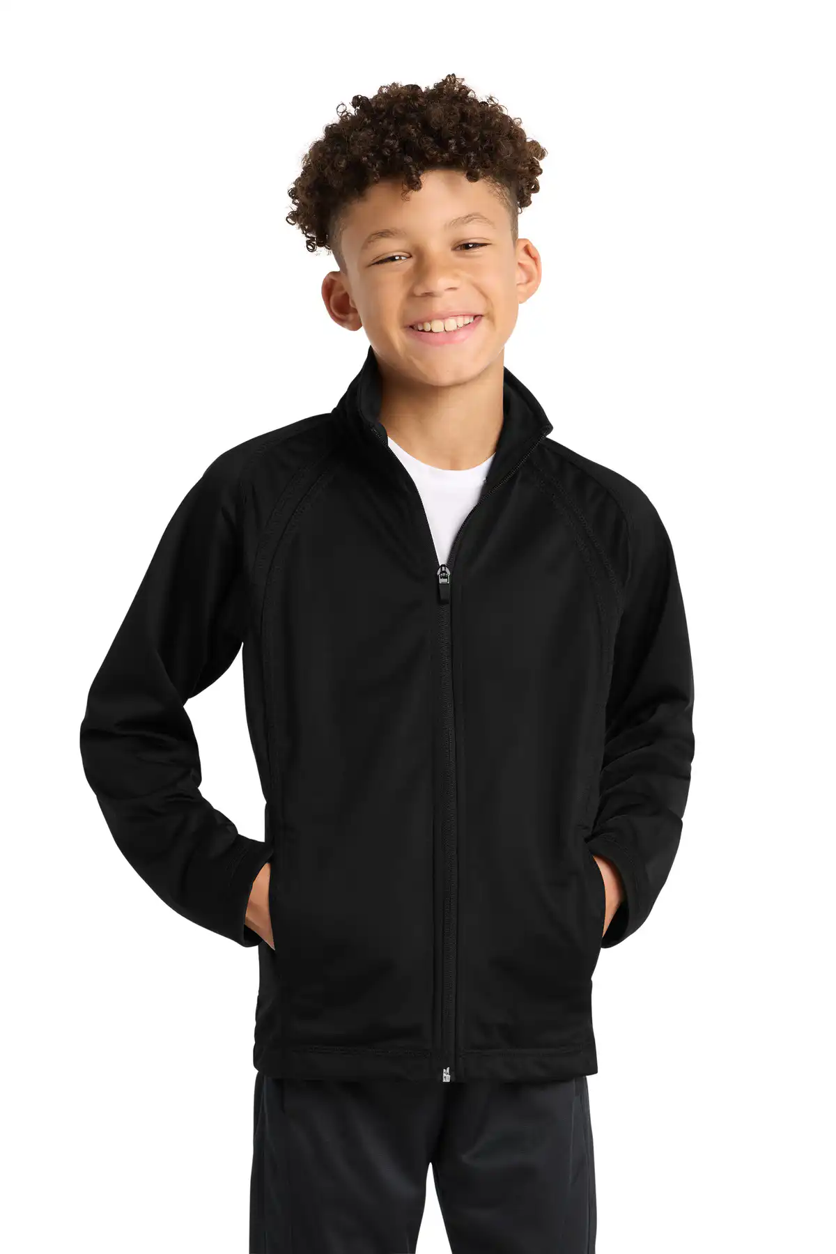 Sport-Tek ®  Youth Tricot Track Jacket.
