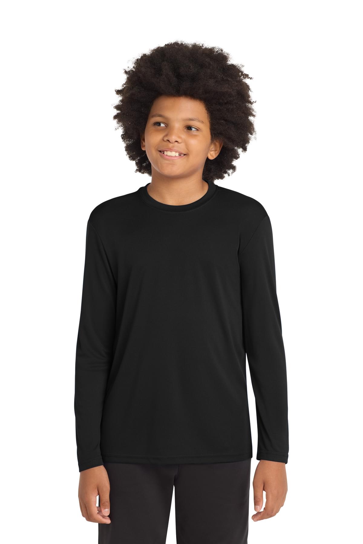 Sport-Tek ®  Youth Long Sleeve PosiCharge ®  Competitor Tee.